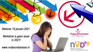 Webinar werkdruk is geen issue in 2021! - 19 januari 2021