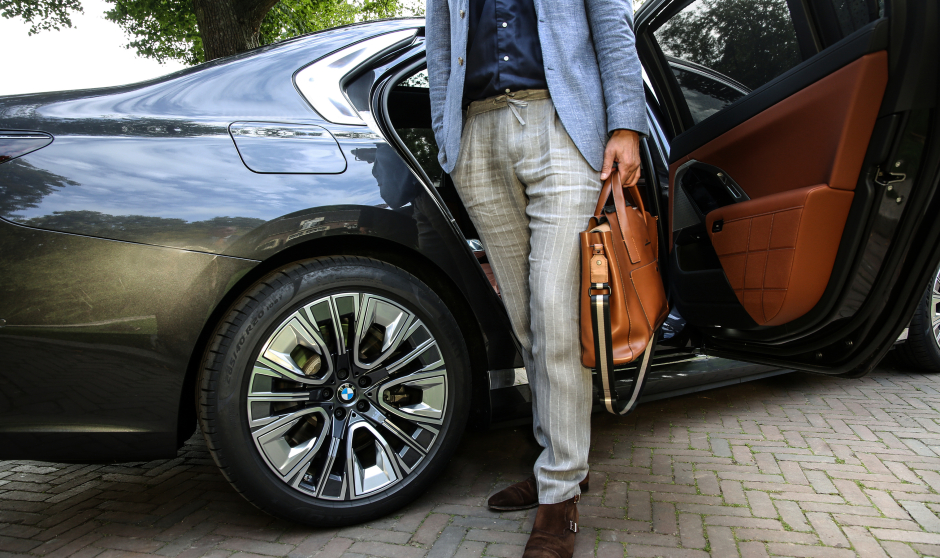 De rust van de achterbank.