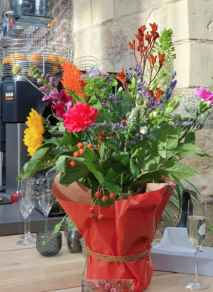 Bedankje aan locatie